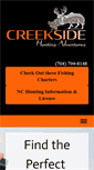 Mobile Screenshot of creeksidehuntingadventures.com